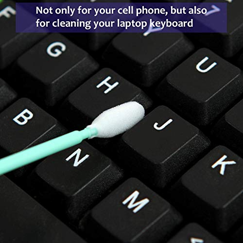 Aneco 58 Pieces Cell Phone Cleaning Kit Brush Set USB Charging Port Headphone Jack Cleaning Kit and Dust Plug    Compatible with iPhone, iOS Android, Cell Phone, Electronics Cleaner