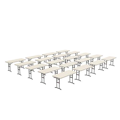 LIFETIME 6-Foot Adjustable Height Table, 20 Pack