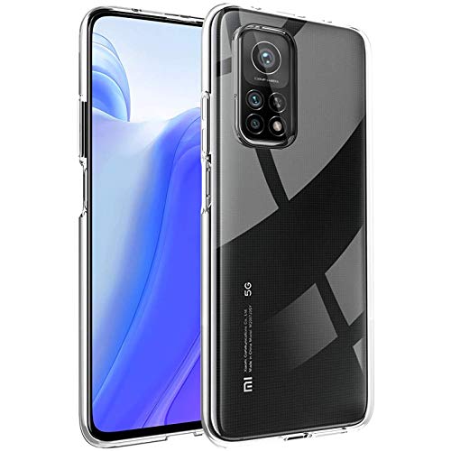 Verco Handyhülle für Xiaomi Mi 10T Hülle 5G, Mi 10T Pro Handy Cover für Xiaomi Mi 10T / Mi 10T Pro Hülle Transparent Dünn Klar Silikon, durchsichtig