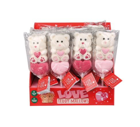 SUCETTE GUIMAUVE OURSON TEDDY – marshmallow en forme d’ourson sur bâton, texture moelleuse, goût sucré, idéal enfants et fêtes