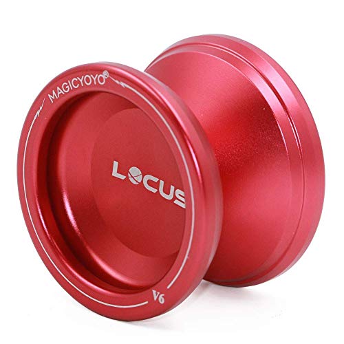 Magic Yoyo Ball V6 Locus Space Yoyo Aluminum Metal Responsive Yoyos Ball Bearing for Kids Beginners Learner with Bag Glove 5 Strings Red Magic Yoyo Ball V6 Locus Space Yoyo Aluminum Metal Responsive Yoyos Ball Bearing for Kids Beginners Learner with Bag Glove 5 Strings Red