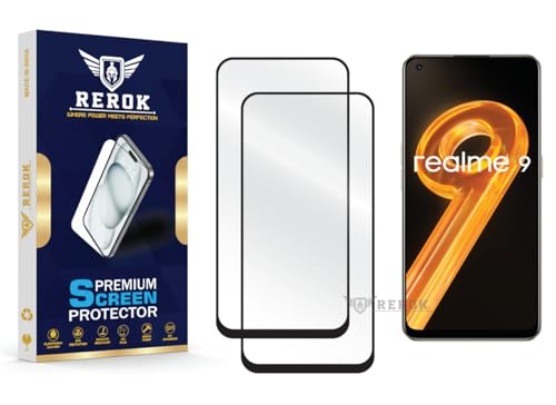 Image of Gorilla Tempered Glass Screen Protector Compatible with Realme 9 4G [Pack of 2] | Edge-to-Edge, Bubble-Free, Case Friendly, Easy Installation Kit