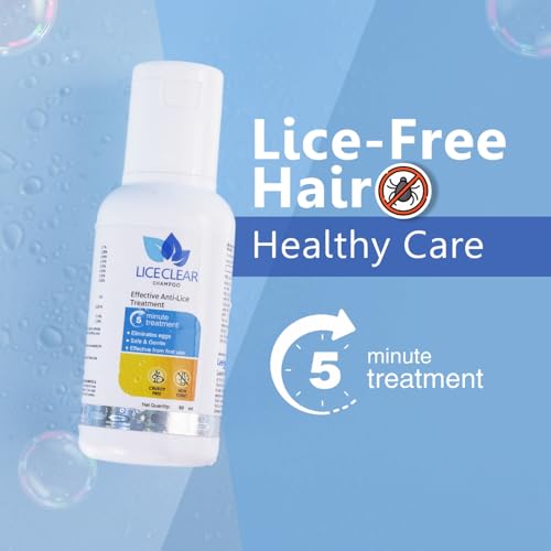 Image of Leeford Lice Removal Shampoo - 50mL (Pack of 3) | Anti Lice & Nits Shampoo | With Neem, Tulsi & Sitaphal Oil | For Kids & Adults | Instant Relief from Itchy Scalp Relief