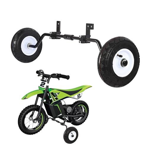 Dirt Bike Training Wheels Universal Fit Electric Dirt Bike Razor MX125 MX350 MX500 Most 50CC Motorcycles Yamaha PW50 TTR50 and Honda CRF50 XR50 Z50 Adjustable Height Training Wheels for Beginners