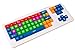 Price comparison product image DURAGADGET LARGE Colourful Childrens/Special Needs/Sight impaired PC Keyboard PS2/USB - Great For Teaching/Learning at Home (Dimensions: 470 x 180 x 15mm)