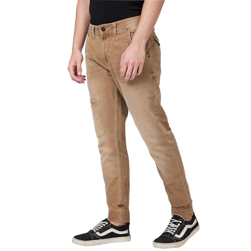 Image of Spykar Men's Rover Regular Fit Mid Rise Casual Jeans