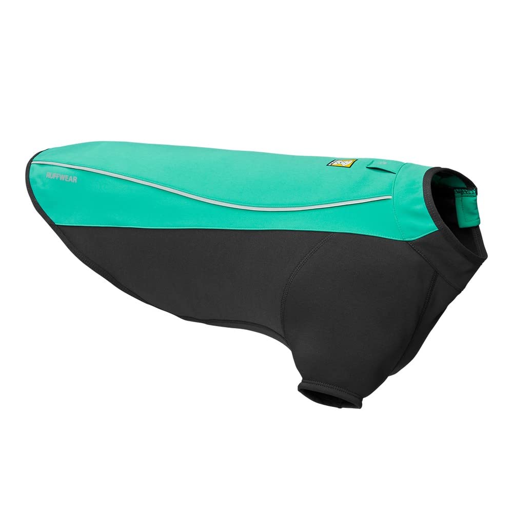 RUFFWEAR Chaqueta de Abrigo de Perro, Cloud Chaser, Resistente a la Intemperie, Protege a tu Perro del Frio, Aurora Teal, X-Large