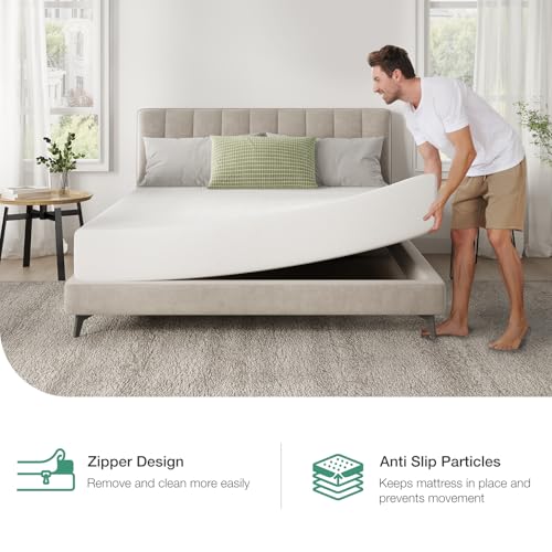 Novilla 6 Inch Full Size Mattress Gel Memory Foam Mattress in a Box with Bamboo Charcoal Foam & Breathable Soft Cover Medium Plush Mattress Full Bed Mattress with Contour Support & Motion Isolation