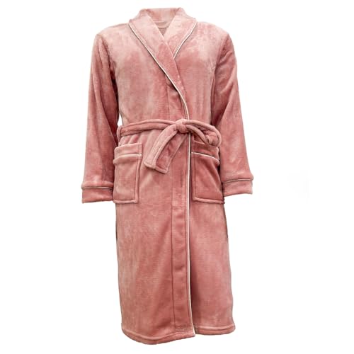 Camesa Roupão Neo Velour Flannel Aveludado 220g/m2 Tamanho GG - Rose