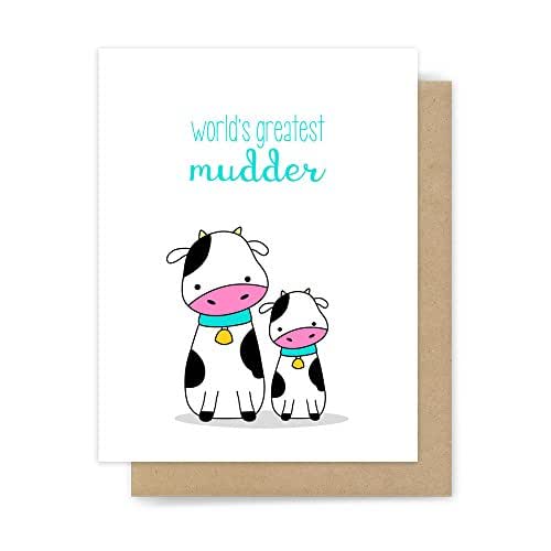 Amazon.com: Funny Mothers Day Card Cow Pun Handmade Greeting : Handmade ...