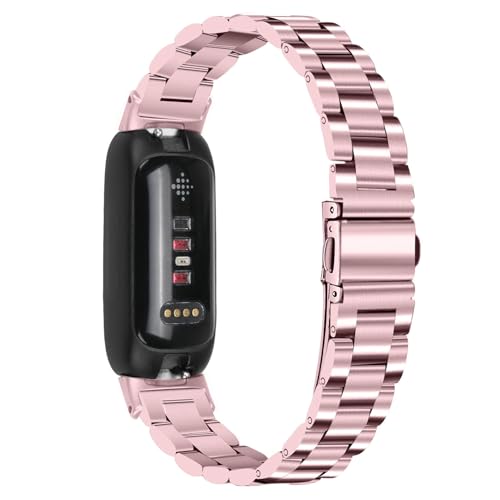 JUSUTEK �ƊE�V�o�� For Fitbit inspire3 ��p �X�e�����X�|���v�o���h �x���g ���������x���g �h���� ���R�����ł��邵�j���������p �N�H�[�c/�@�B��/�X�}�[�g�E�H�b�`�C�����c�[��+�������t (���[�Y�s���N)