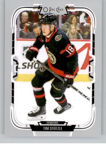2025-26 O-Pee-Chee #193 Tim Stutzle Ottawa Senators Official Hockey Card in Raw (NM or Better) Condition