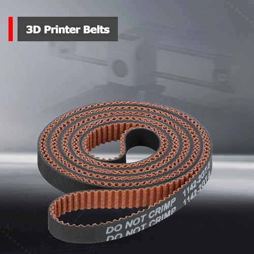 Bambulab 3D-Drucker-Riemen-Kit – X1 P1P P1S Ersatzzahnriemen für X/Y/Z-Achse – rutschfest, Präzisionsbewegung (3-teiliges Riemen-Set)