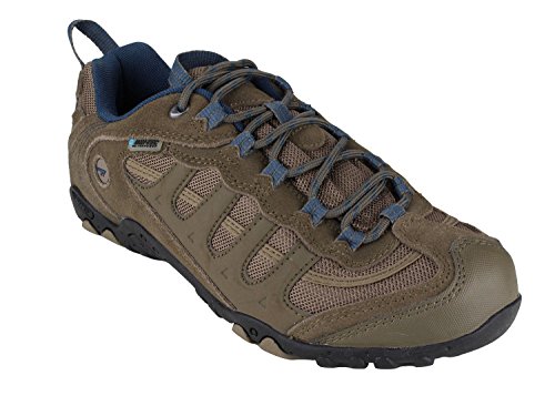 HI-TEC Outdoor Shoes Penrith Low WP Men Smokey Brown-Taupe-Majolica Blue Size EU 42