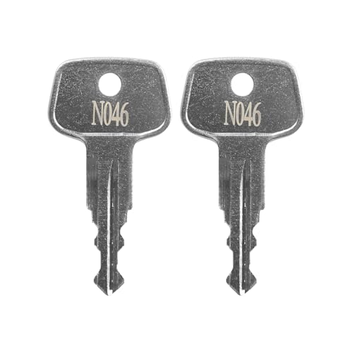 VIDABTE N046 Thule Roofs Car Rack Replacement Key, Thule Roof Rack Replacement Key, Thule Bicycle Rack Key, Replacement Key for Thule Ski, Roof, Cargo Box, Carrier Racks and Crossbars [Code N046]