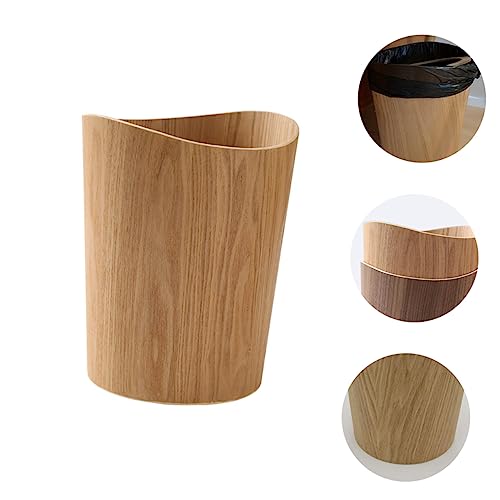 Caneca de basura estilo nórdico PRETYZOOM rectangular miniatura 4