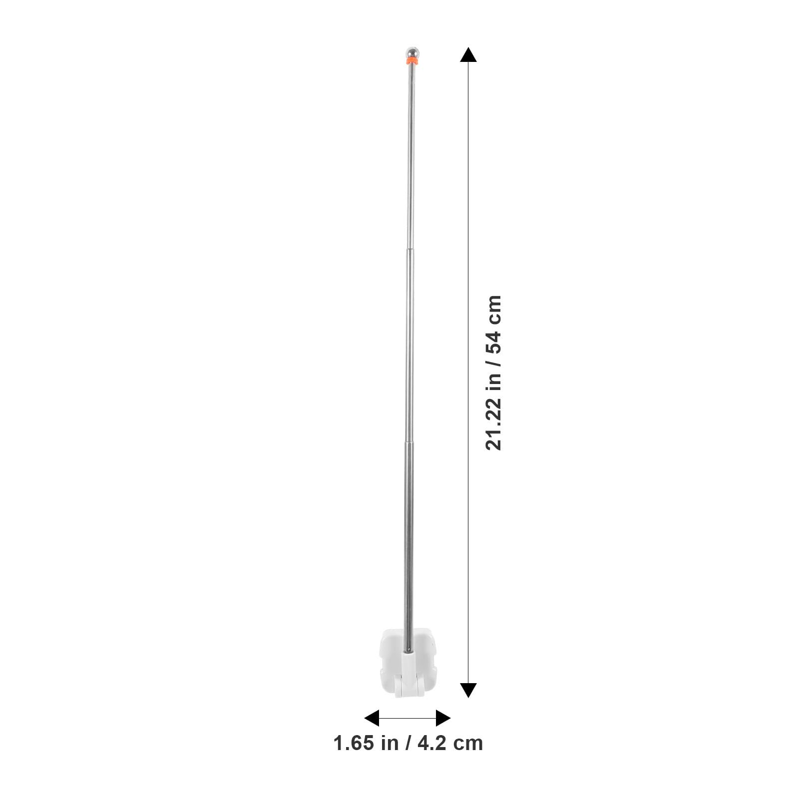 DOITOOL Supporto Magnetico Facile da Installare Bianco in Acciaio Inossidabile senza Lasciare Tracce per Asta Portabandiera Auto per Uso Esterno e Feste