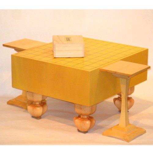 Amazon | 新榧4寸脚付将棋盤セット【うるし書き駒・駒台】 | 将棋 