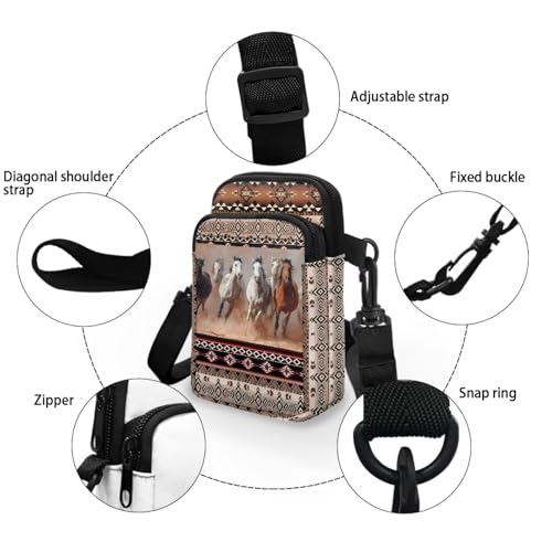 Image of Lightweight Small Crossbody Bags Cell Phone Purses Travel Pouch Shoulder Bag for Women