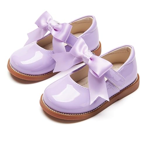 Image of PHIRAMIN Toddler Girl Mary Jane Dress Shoes-Little Girl School Uniform Shoes for Wedding Party