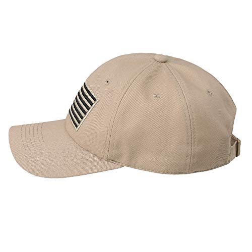Image of IIN American Flag Baseball Cap for Men Women Low Profile USA Army Tactical Operator Military Plain Dad Hat