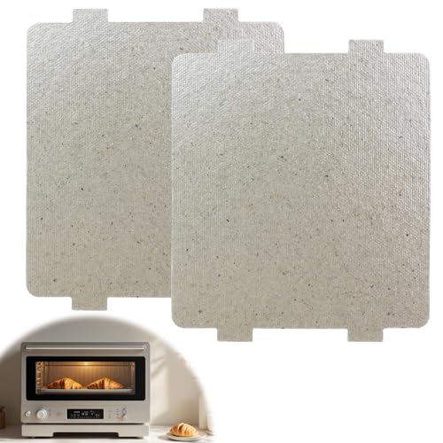 2pcs placa Mica Micro Ondes, placa de mica para reparación de microondas, placa de repuesto para accesorios de reparación de microondas