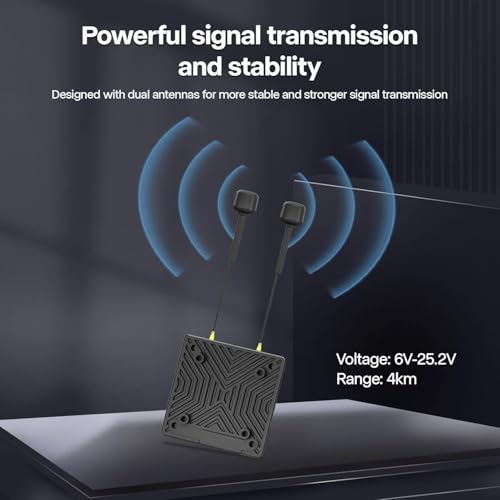 caddxfpv walksnail avatar pro kit  air unit pro for fpv drone with excellent night vision gyroflow support digital transmission systemdual antennas 22ms low latency 4km max range 160 fov 1080p60fps h265 video recording 118-inch starvis ii