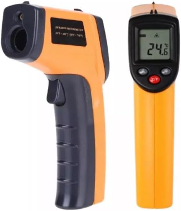 Termômetro Digital Infravermelho sem Contato, Medidor de Temperatura LCD de 50º A 400ºC, DM SHOPP