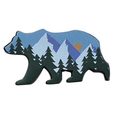 REAL SIC - Bear Mountain Sunset Enamel Pin - Hiking, Colorado, Outdoors, Gift Lapel Pin Cover