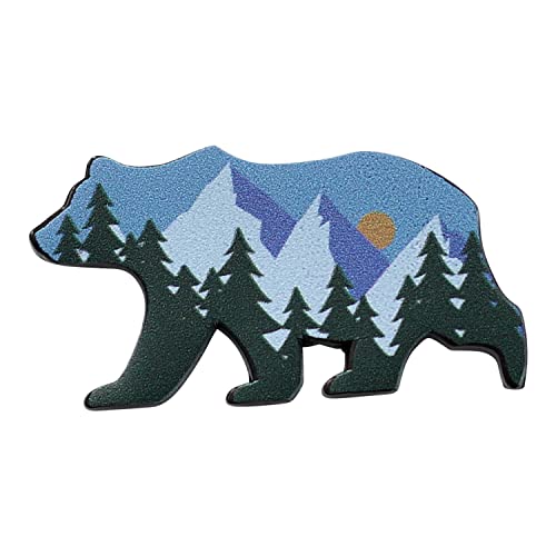 Image of REAL SIC - Bear Mountain Sunset Enamel Pin - Hiking, Colorado, Outdoors, Gift Lapel Pin