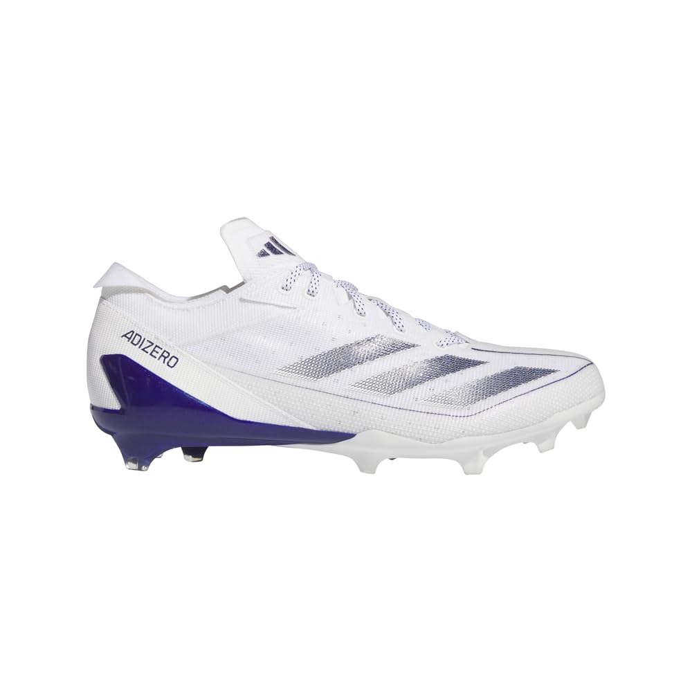 adidas Mens Adizero Electric Football Sneakers Shoes - Purple, White - Size 12 M
