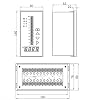 4-20mA Pressure Sensor, Level Meter Sensor Water Depth Level Display Meter, 4-20MA Liquid Level Transmitter Sensor Controller