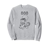 888 signifie une pieuvre riche et riche qui tient fermement sur l'argent Sweatshirt