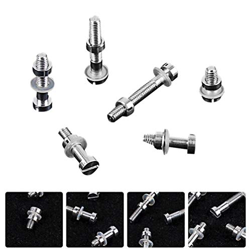 EXCEART Toca-Discos Parafuso Porca de Parafuso de CabeÃ§a de BotÃ£o de AÃ§o InoxidÃ¡vel Parafusos de