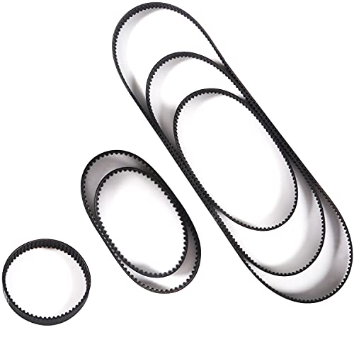 Almocn GT2 Timing Belt 110Mm 158Mm 200Mm 300Mm 400Mm 610Mm Closed Loop Timing Belt Width 6Mm + 2Pcs Gt2 Timing Belt Pulley 20 Teeth 5 Bore thumb #5