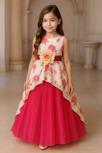 Image of My Lil Princess Baby Girl's A-Line Maxi Dress