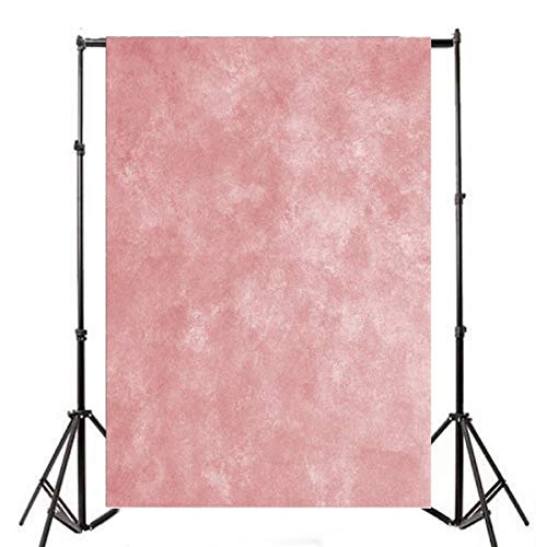 Laeacco 3X5Ft Soft Light Pink Theme Solid Color Backdorp Children Kids Adults Personal Portraits Happy Birthday Party Cake Table Decor Abstract Backdrop Thin Photography Background 1X1.5M Photo Studio #TOP2