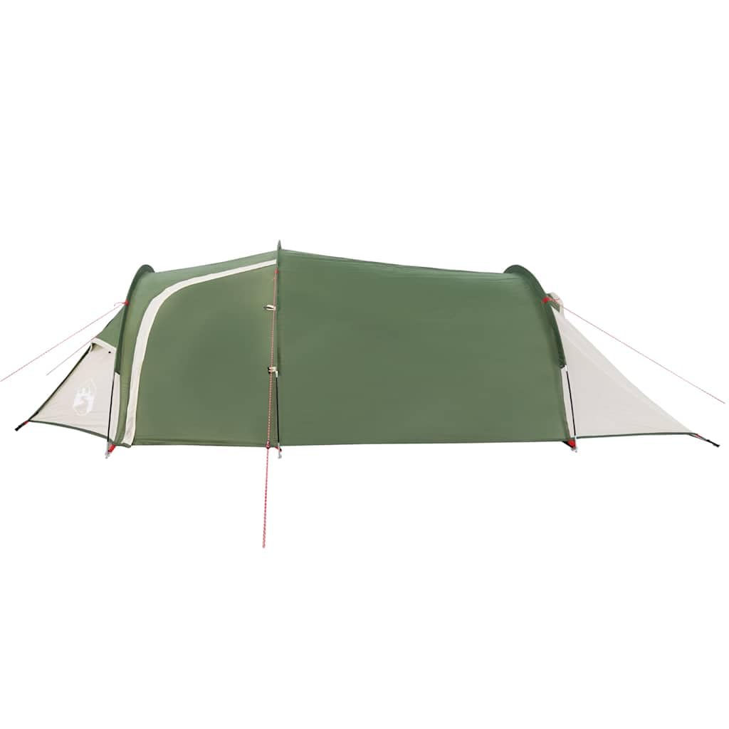 Tenda da campeggio a tunnel, impermeabile, per persone, bianca, oscurante, tenda rimovibile, connettore elettrico, leggera e antivento, per trekking, attività all'aperto, festival e