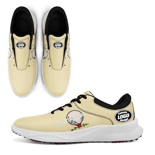 coolcustomize Customizable Golf Shoes for Men Women Lightweight Breathable Golf Sneakers Personalized Logo Player Team Name Sports Shoes