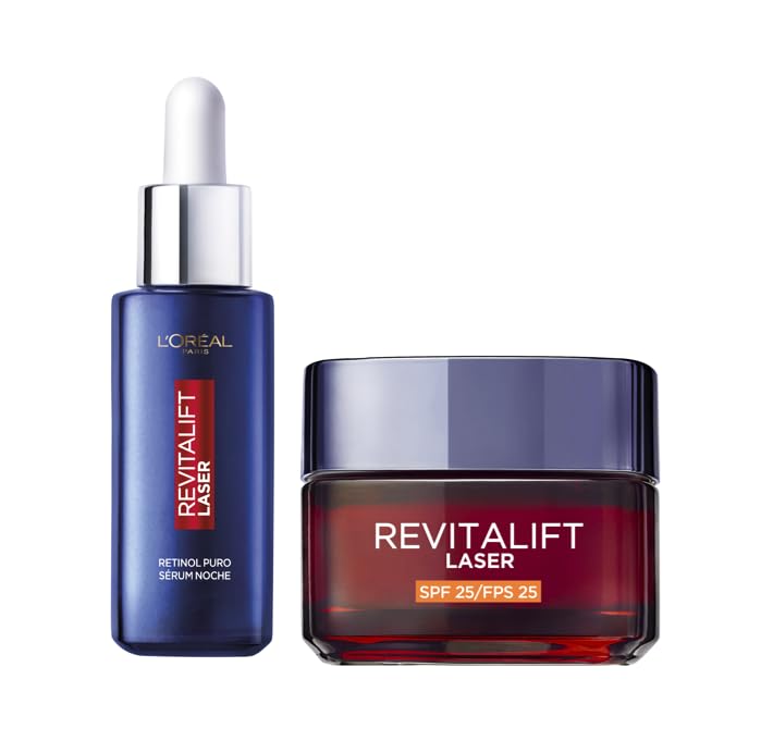 L'Oréal Paris Rutina Revitalift Laser Serum Retinol + Crema SPF, Versión actual