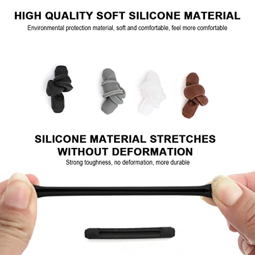 10 paires d'accessoires lunettes lunettes silicone antidérapantes antidérapantes bandes fixation des jambes crochets d'oreille fixes monture lunettes adaptée à lecture sportive et à d'autres activités - Image 5
