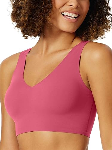 Schiesser Damen nahtloses Bustier mit herausnehmbaren Pads - Invisible Soft, Beere_170364, 36