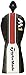 NEW TaylorMade M1 Black/White/Red Leather Fairway Wood Headcover