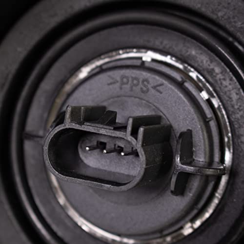 Image of TRQ Driver and Passenger Side Headlight Assembly Set Black Housing Clear Lens Compatible with 08-14 Dodge Challenger Halogen Only