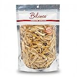 Anchoas Secas (Ikan Bilis Putih Kopek) 200g - Pescado Seco Malayo - Ideal Sambal, Nasi Goreng y Cocina Asiática - Bolsa Resellable