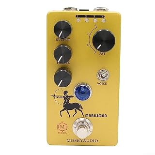 Pédale d’effets de guitare, pédale d’overdrive, pédale d’effets de guitare Mosky MARKSMAN Boost Overdrive la pédale d’effets de guitare électrique - Les Beatles, Paul McCartney, John Lennon, RIngo Starr, George Harrison