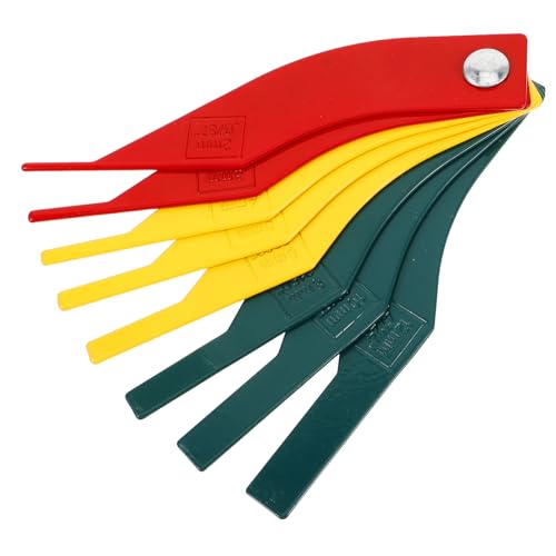 SOESFOUFU Brake Pad Thickness Measurement Gauge Sturdy Construction for Auto Maintenance