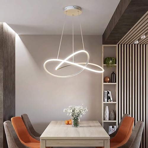 Lustre chambre avec télécommande dimmable et suspension salon - 5