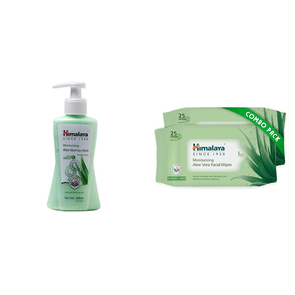 Buy Himalaya Moisturizing Aloe Vera Face Wash, 200ml And Himalaya