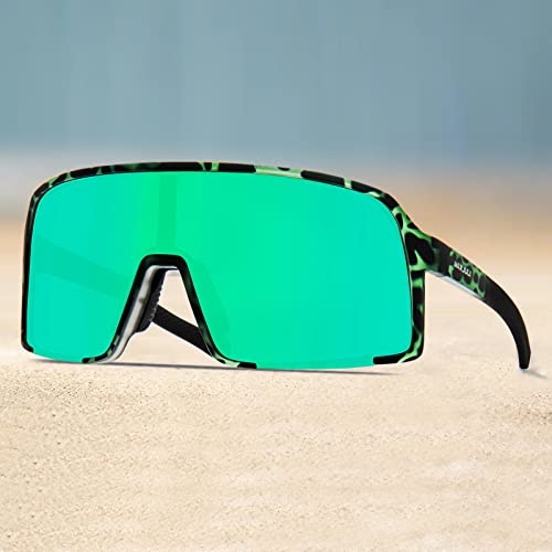 Image of MAXJULI Polarized Sunglasses for Men Women, Windproof Outdoor Sports Cycling Running UV400 Protection Sun Glasses 8121